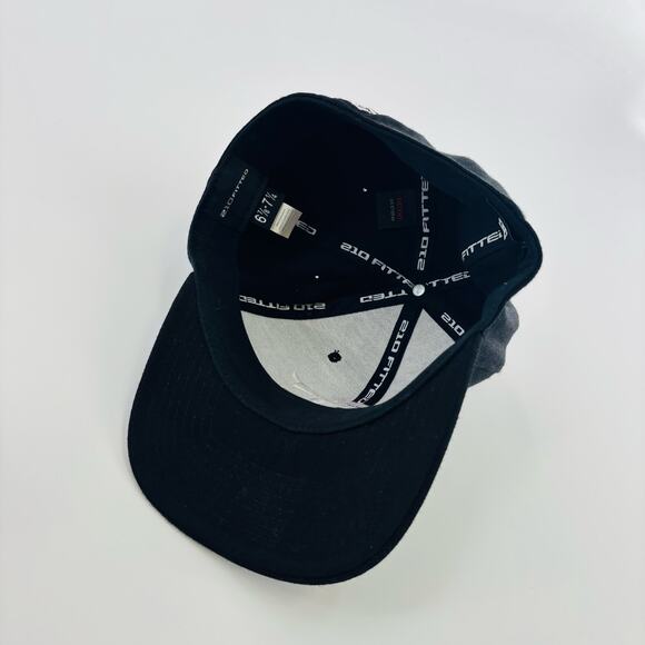 DC Skateboards Hat Cap Fitted Flex 7 1/4 Black Blue Mens Surf Skate Vintage VTG - Picture 5 of 6